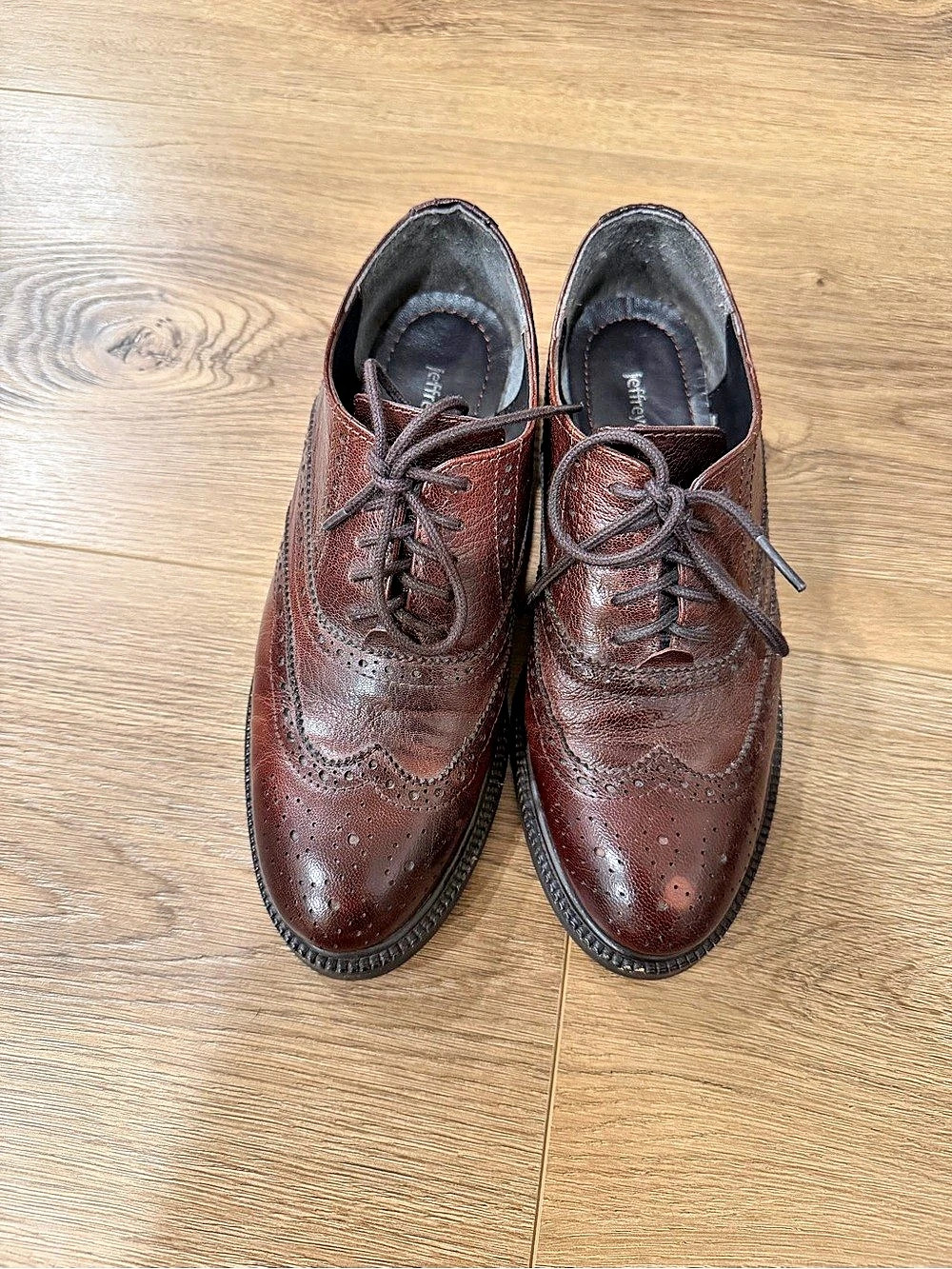 Jeffery Campbell Oxfords in Brown US 6